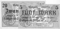 Tczew (Dirschau)- 5 i 20 marek 15.11.1918 rok wy