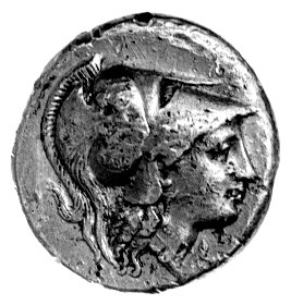 Amphipolis- Macedonia, Aleksander III 336-323, podwójny stater , Aw: Głowa Ateny w hełmie korynckim w prawo, Rw: Nike z gałązką oliwną w lewo i z lewej strony napis: 17.01 g