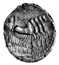 denar- L. Manlius Torquatus 82 pne, Aw: Głowa Ro