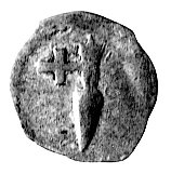 Witold, denar z lat 1401-1430, j.w., Kiersnowski j.w., typ II, 0.31 g.
