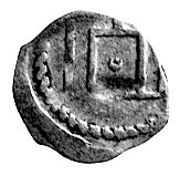 Witold, denar z lat 1401-1430, j.w., Kiersnowski j.w., typ II, 0.31 g.