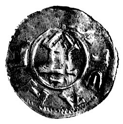 Magdeburg- król Otto III i Adelajda, denar, Aw: 