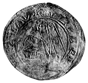 brakteat protekcyjny bity w latach 1135-1138; Ks