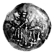 denar 1185/1190-1201, mennica Wrocław, Aw: Krzyż dwunitkowy