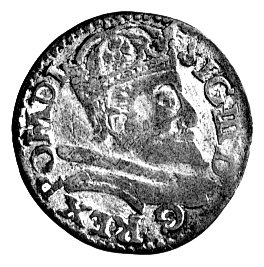 fałszerstwo z epoki trojaka koronnego z datą 159