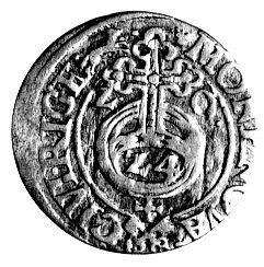 półtorak 1620, Ryga, znak mincerza liszka na końcu napisu, Kurp. 2486 R3, Gum. 1446, T. 4, rzadki.