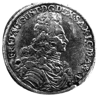 2/3 talara /gulden/ 1696, Drezno, literki mincerza I-K pod tarczami herbowymi, Dav. 817, Merseb. 1380.