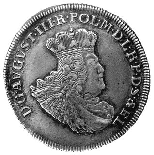 30 groszy /złotówka/ 1763, Gdańsk, Kam. 991 R2, Bahr. 8646, bardzo ładny egzemplarz, patyna.