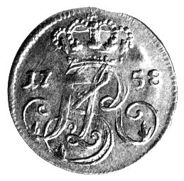 trojak 1758, Gdańsk, Kam. 939 R2, Merseb 1803, r