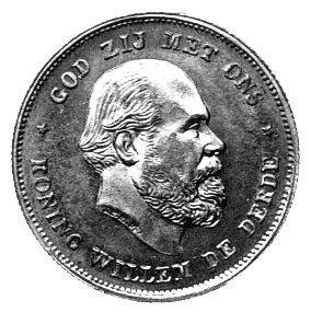 10 guldenów 1875, Utrecht, Fr. 342, 6,71g.