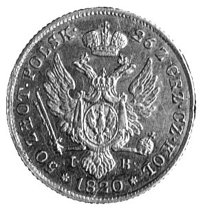50 złotych 1820, Warszawa, Plage 5, Fr. 107, 9,7