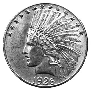 10 dolarów 1926, Filadelfia, Fr. 166, 16,72g.