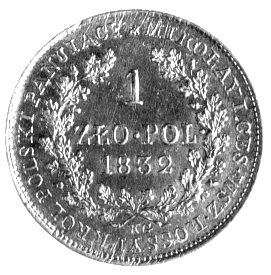 1 złoty 1832, Warszawa, Plage 77.