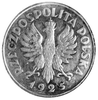 5 złotych 1925, Konstytucja, 81 perełek, bez znaku mennicy, Parchimowicz 113c, wybito 1.000 sztuk?, srebro, 25,03g, bardzo duża rzadkość.
