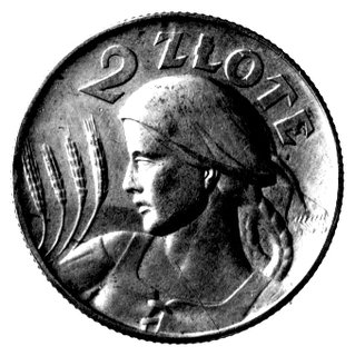 2 złote 1924, Głowa kobiety, znak mennicy warsza
