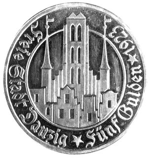 5 guldenów 1923, Utrecht, Kościół Marii Panny.