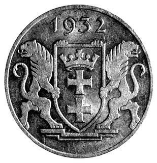 5 guldenów 1932, Berlin, Żuraw portowy, wyjątkowo piękny stan zachowania.