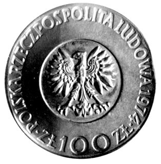 100 złotych 1974, Warszawa, Mikołaj Kopernik, be
