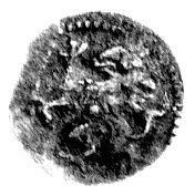 szerf 1592, Hlidisch 161, niezmiernie rzadka, jedna z najwcześniejszych monet miedzianych na Pomorzu.