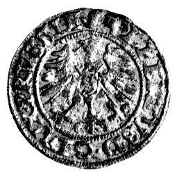 szeląg 1557, Królewiec, znak mincerza - wieża na