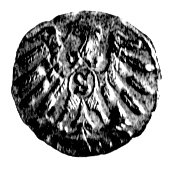 denar 1558, Królewiec, Bahr. -, Neumann 49, rzadki.