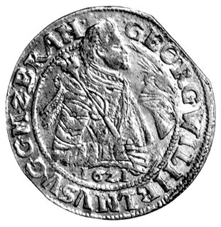 ort 1621, Królewiec, data pod popiersiem, Bahr. 