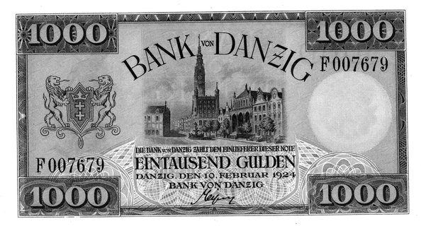1000 guldenów, 10.02.1924, Pick 57.