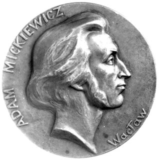 medal autorstwa Wacława Szymanowskiego w 100 roc