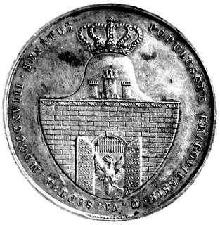medal autorstwa X. Stuckharta wybity przez miast