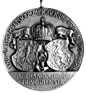 medal nagrodowy autorstwa Maxa von Kawaczynskieg