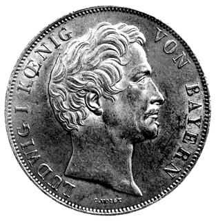 Ludwik I 1825 - 18482, guldeny 1846, Aw: Głowa w