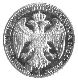 Aleksander I 1921 - 1934, dukat 1931, Aw: Głowa w prawo, poniżej kontrmarka \kłosy zboża, Rw: Orzeł dwugłowy