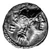 denar- L. Silanus L. f. 91 pne, Aw: Głowa Romy w prawo i litera E z tyłu, Rw: Victoria w bidze w p..