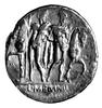 denar- L. Memmius 109-108 pne, Aw: Męska głowa w wieńcu z liści dębowych w prawo, Rw: Dioskurowie ..