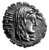 denar- A. Postumius A. f. Sp.n. Albinus 81 pne, Aw: Głowa Hiszpanii w woalce w prawo i napis: HISP..