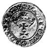szeląg 1539, Gdańsk, na awersie znak menniczy haki, na rewersie znak menniczy rozetka, Kurp. 427 R..