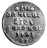 10 groszy miedzianych 1791, Warszawa, Plage 236,