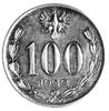 100 bez nazwy /marek/ 1922, Józef Piłsudski, Parchimowicz P-166e, wybito 50 sztuk, srebro, 8,69g, ..