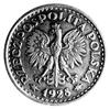 1 złoty 1928, znak mennicy warszawskiej na rewersie, Parchimowicz P-127a, wybito 30 sztuk, nikiel,..