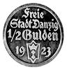 1/2 guldena 1923, Utrecht, Koga.