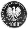 1.000 złotych 1988, Warszawa, Jadwiga, Parchimowicz P-495a, wybito 2.500 sztuk, srebro, rzadko wys..