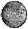 medal na pamiątkę uwięzienia i wygnania kardynała Ledóchowskiego 1877 r., Aw: Popiersie w piusce w..