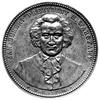 medal autorstwa Lauera (Norymberga) z okazji 100 rocznicy nadania praw miastom polskim, Aw: Popier..