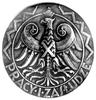 medal autorstwa K. Pajzderskiej z okazji Powszechnej Wystawy Krajowej w Poznaniu 1929 r., Aw: Orze..
