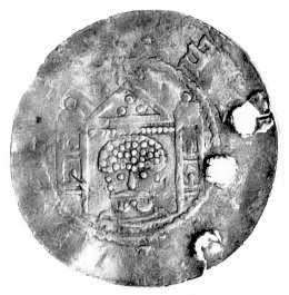 Henryk III 1039-1056, denar, Aw: Popiersie cesar