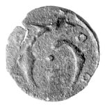 halerz 1455-1460, Aw: Litera T i cztery kółka w polu, Rw: Orzeł w kwadratowej tarczy, Fbg 496