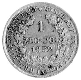 1 złoty 1832, Warszawa, Plage 76.