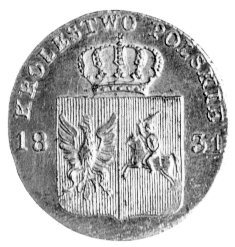 10 groszy 1831, Warszawa, łapy orła zgięte, bez 