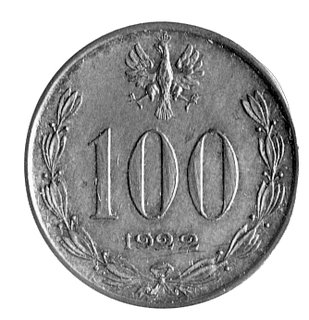 100 bez nazwy (marek) 1922, Józef Piłsudski, Par