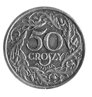 50 groszy 1938, Parchimowicz P-120, nakład nieznany, żelazo, waga 3,93g, rzadka moneta.